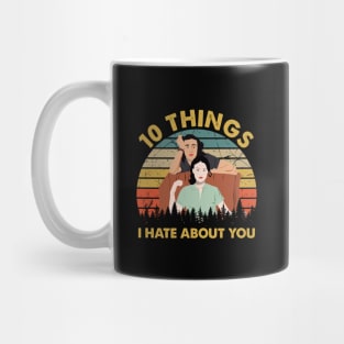 Vintage Retro I Hate About You Mug